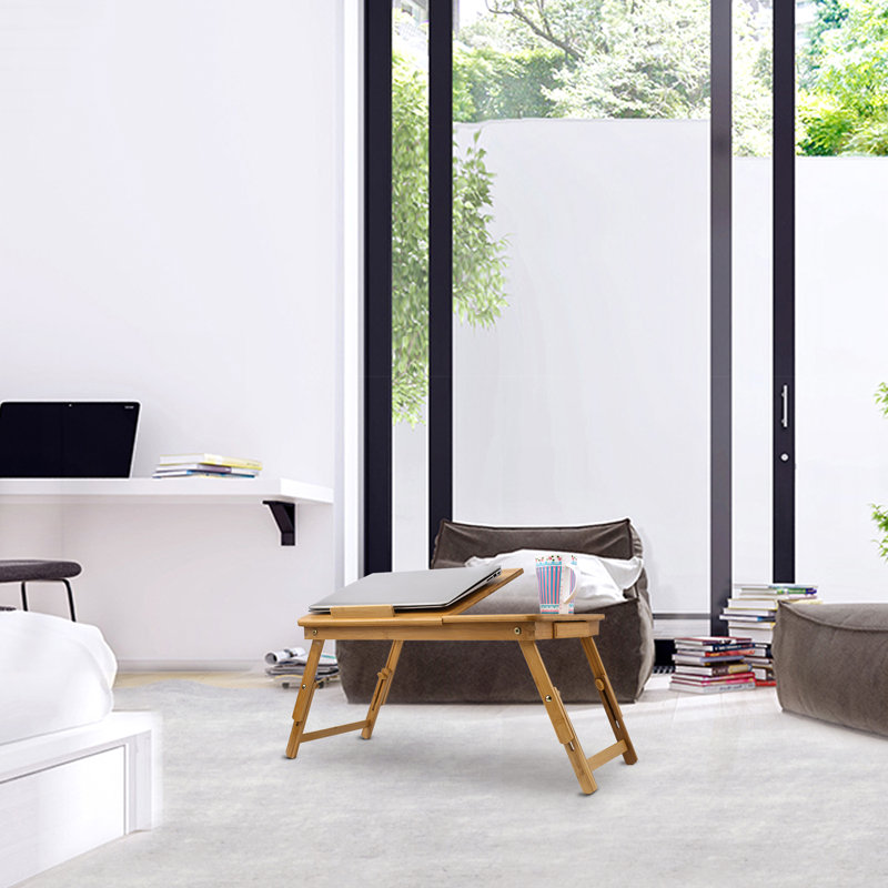 Plateau en bambou pour ordinateur portable