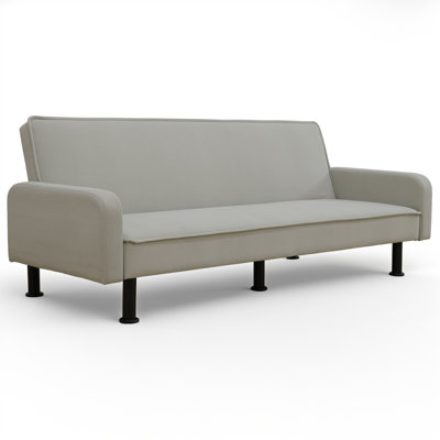 Easy chairs Convertible Sleeper Futon Sofa Bed Small Euro Lounger Daybed Couch for Living Room Bedroom Flannel
