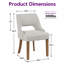 Chaises d'appoint rembourrées avec pieds en bois massif-1813964563-1813964572