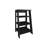 Linen Cabinet 29.7"H, Four Shelves, Vertical, Black-1839568178-1839568172