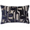 Navy Blue Reversible Raised Velvet Chintamani Pillow Cover & Insert