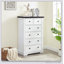 Commode 6 tiroirs, commode haute 6 tiroirs