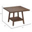 Table de rassemblement brune