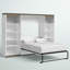 Lit escamotable avec tablettes Armiead-840137289