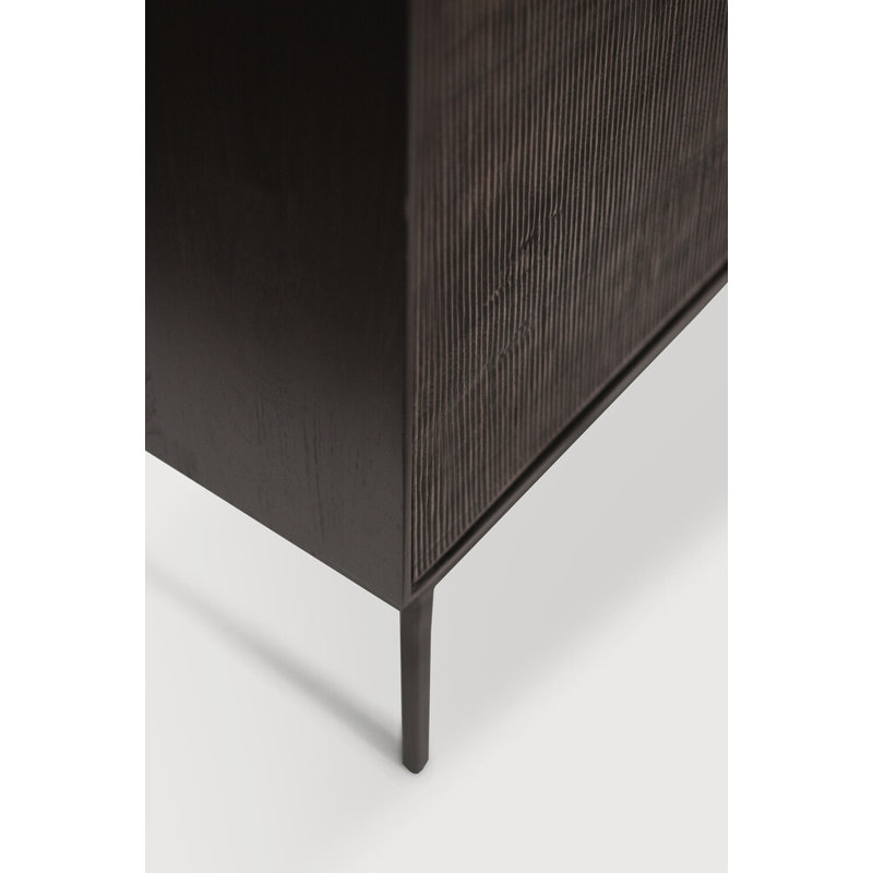 Grooves 80'' W Solid Wood Sideboard