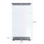 Armoire en verre noire à 4 tablettes éclairées - H 64,49 po x l 31,0 po x l 14,09 po, lumières avec 12 choix de couleurs par télécommande, bois trempé et massif de 5 mm, coffre-fort, serrure de sécurité, capacité de tablette de 15 lb, vitrines