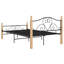 Rosalind Wheeler Bed Frame Black Metal-1334320953-1334320958