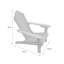 Nolin Wood Foldable Outdoor Adirondack Chair