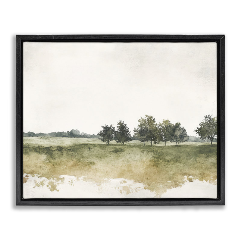 Cadre flottant Earthy Still Woodland, design par Mona Grace, Cadre flottant noir de jais, H 17 po x l 21 po