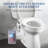  Non-Electric Bidet Attachment for Toilet Seat, Daul Clean Nozzles 3 Modes Adjustable Water Pressure Bidet Toilet Seat Attachment with Pressure Controls Feminine/Posterior Wash