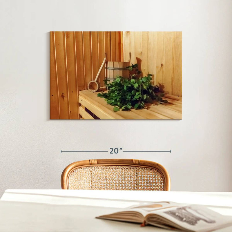 Lilie aux herbes de sauna finlandaises, H 16 po x l 24 po