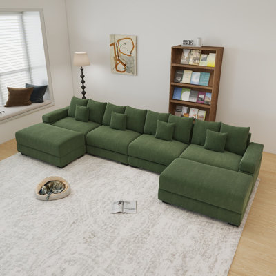 Forbestown 6-Piece Upholstered Sectional