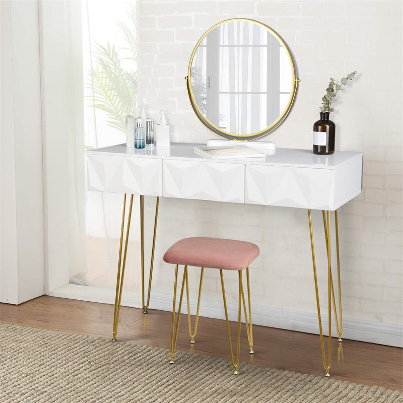 Jesusa Dressing Table with Mirror
