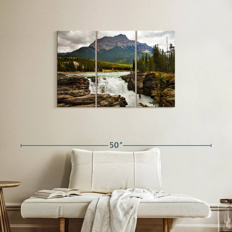 Cascades d'Alvord Sunwapta, H 24 po x l 38 po