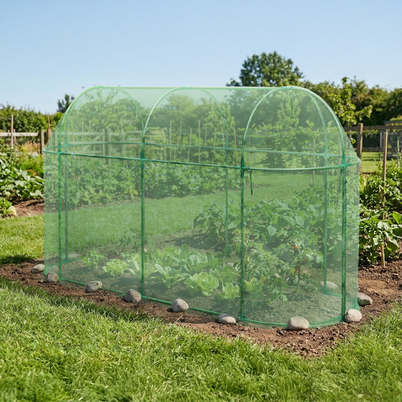 3x1x1.5m Plant Protection Netting Cage with Zipper Door