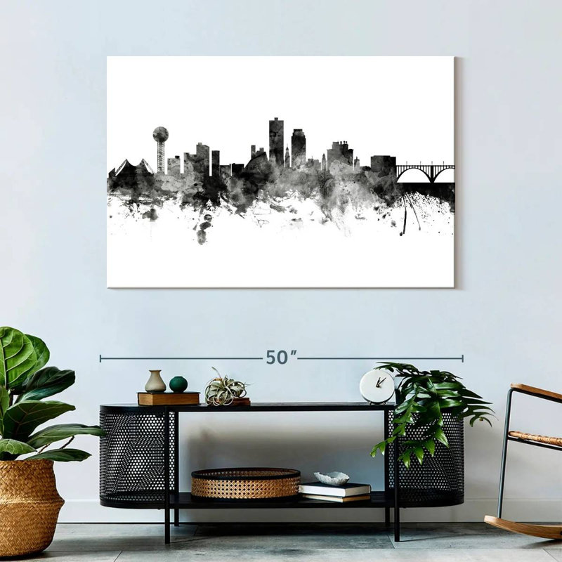 Nicci Knoxville, Tennessee Skyline II, H 32 po x l 48 po