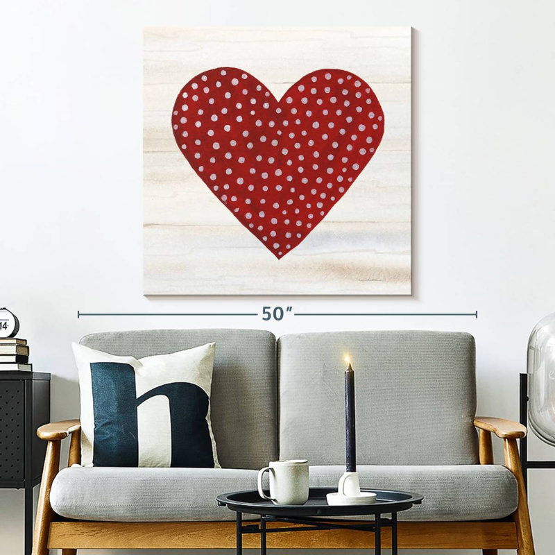 Hardie rustique cœur de la Saint-Valentin I, H 33 po x l 33 po