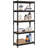 Tevis 60" H x 27.5" W x 12" D 5 Tiers Boltless Adjustable Storage Shelf Goods Rack-1090805073