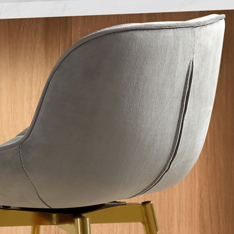 Tabouret de bar rotatif 28,34 po Neuhaus, Gris