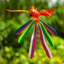 Novica Handmade Orange Quetzal Wood Alebrije Sculpture