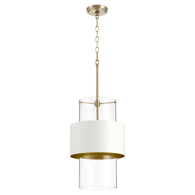 Luminaire suspendu cylindrique 1 lumière