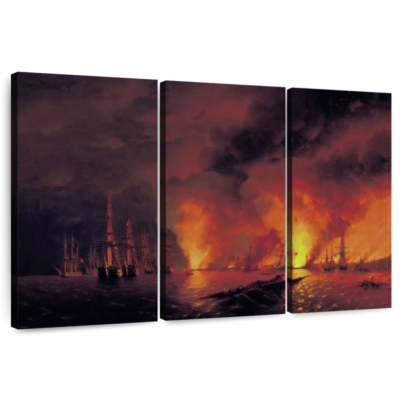Keiri The Battle Of Sinop, 36" H x 57" W