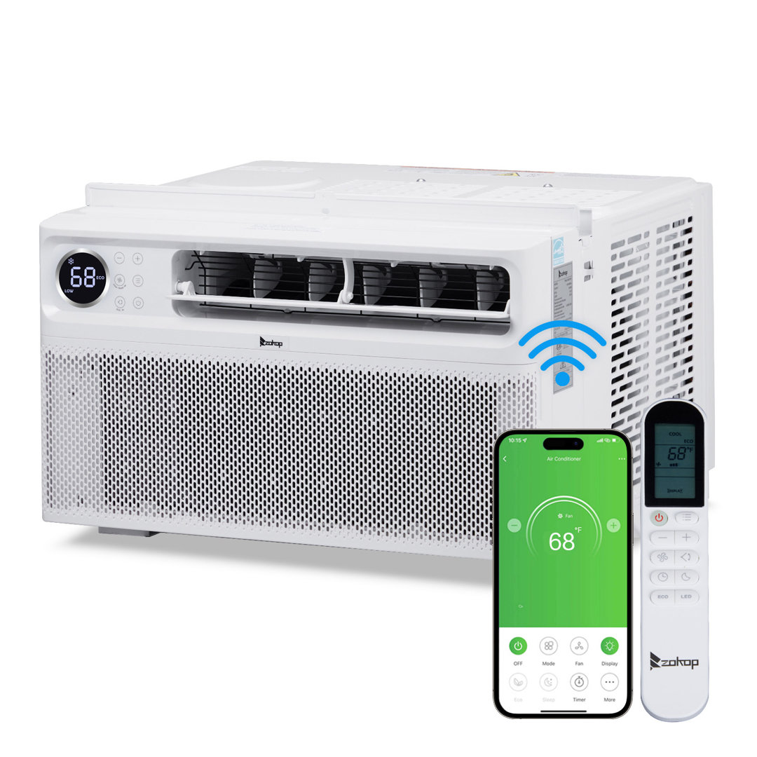 Winado 10000 BTU Wi-Fi Connected Window Air Conditioner for 450 Square Feet with Remote Included Winado