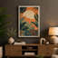 Sunset Silhouette Tropical - Wrapped Canvas-209016045-209016017