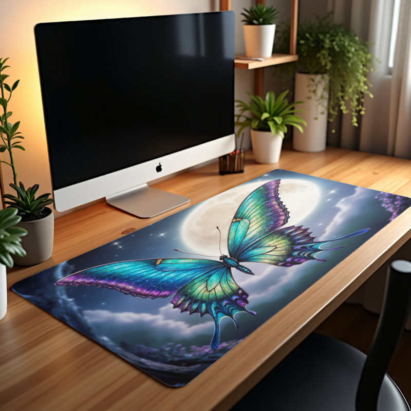 Polyester Desk Pad, 14.4x12.1
