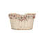 Wicker Swing Handle Shopping Basket with Garden Rose Lining-19765721