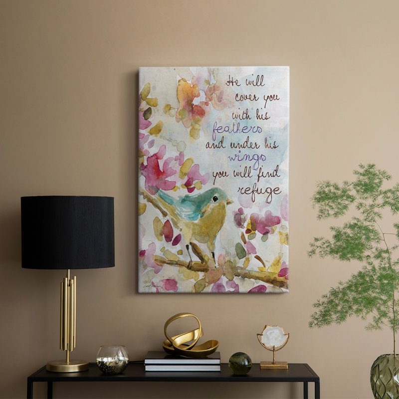 Ailes et refuge - Cavas enveloppés de galerie, H 18 po x l 12 po