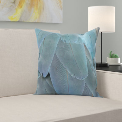 Housse et insert de coussin carré en plumes