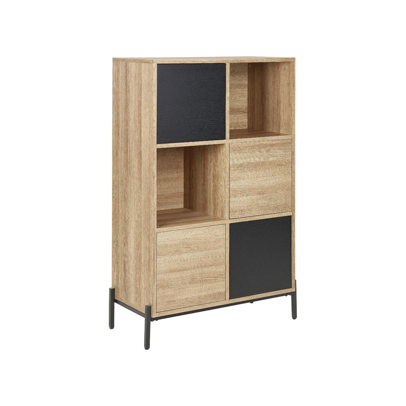 Aharon 135cm H x 81cm W Cube Bookcase