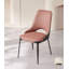 Chaise de salle à manger en cuir français