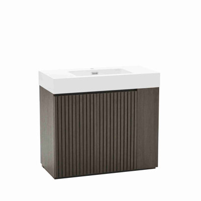 Meuble-lavabo de salle de bain avec lavabo