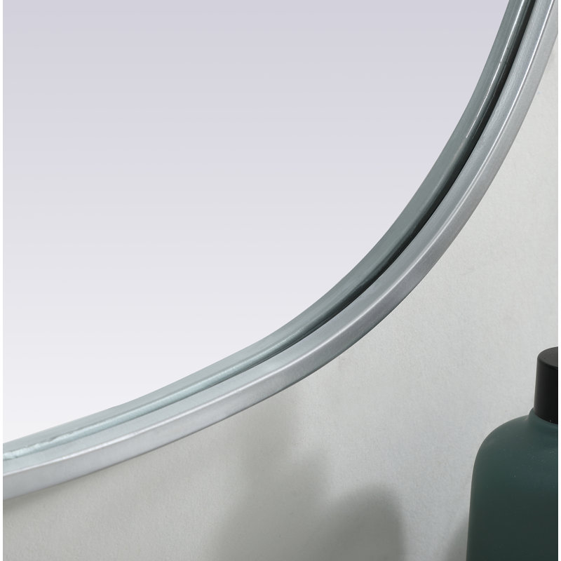 Miroir mural Sabine, Argent, 30 po x 24 po