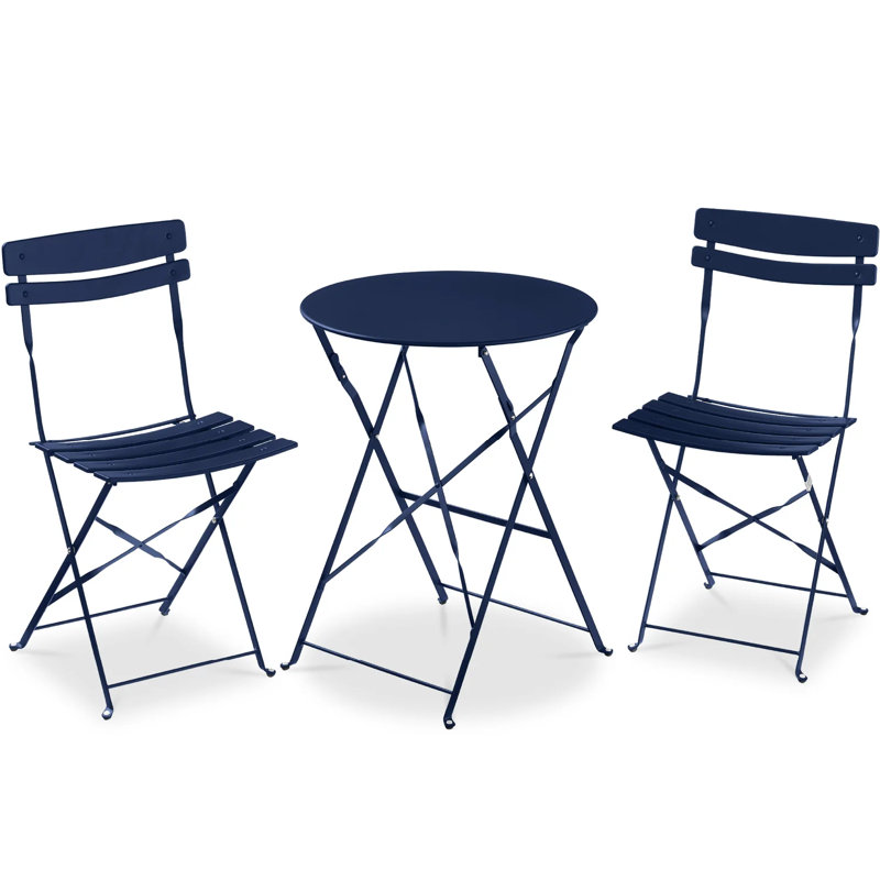 Ensemble bistro pliant pour patio, Marine