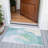 Machine Washable Indoor/Outdoor Xhevrie Seafoam Rug-111924995