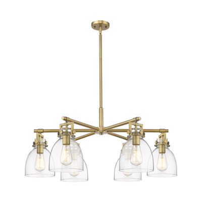 Lustre suspendu 6 lumières Newton Bell