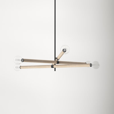 Sarisha 6 - Light Metal Dimmable Sputnik Chandelier