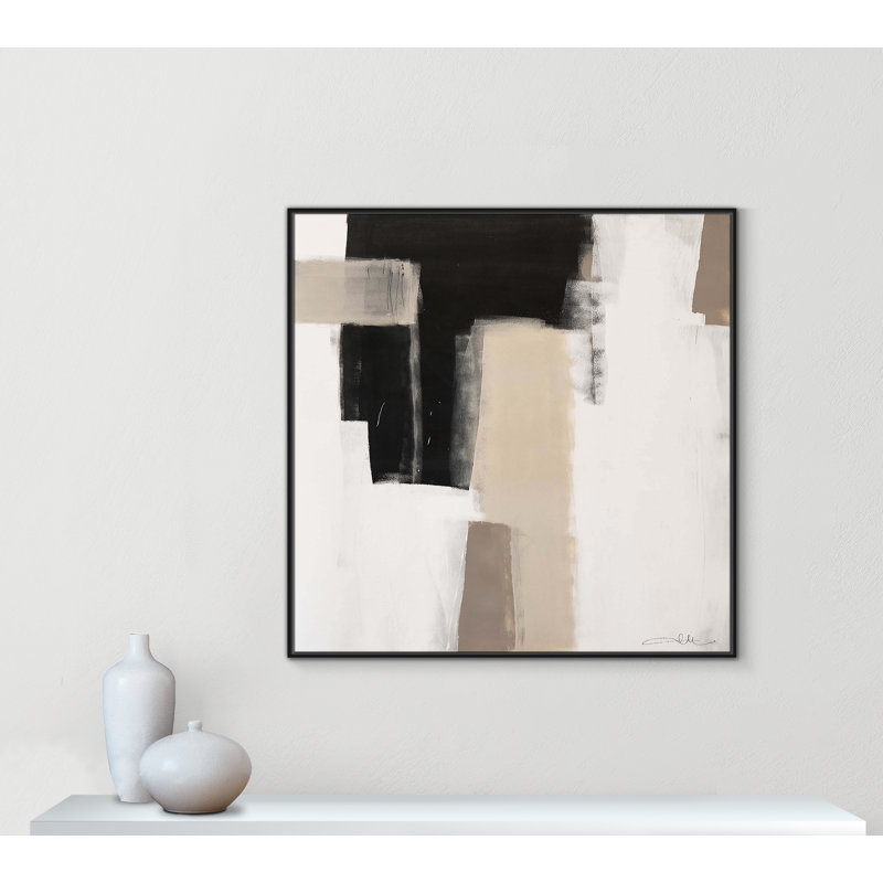 «Earth Scapes I-A Print» par Casa Fine Arts, Cadre flottant noir, H 46,5 po x l 46,5 po x P 2 po