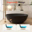 Baignoire de trempage ovale autoportante 67 po 67 po-111464615