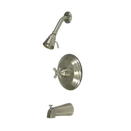 Thermostatic Tub and Shower Faucet Trim, Satin Nickel
