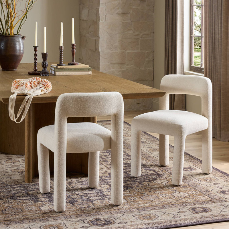 Rodin Dining Chair-Crypton Wayfarer Snow