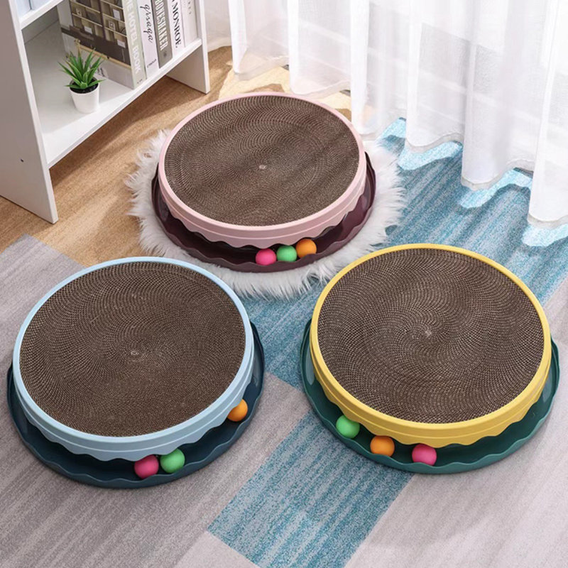 Tapis à griffes pour chat 14 po, Jaune