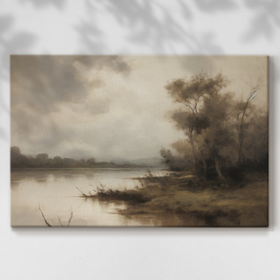 Paysages rétro-DCLxxxvi -Galerie enveloppée Cavas