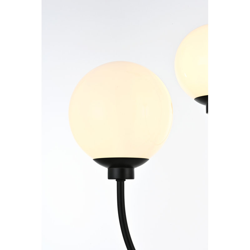Kyle 4-Light Chandelier, Noir, H 29,5 po x l 42 po x P 42 po