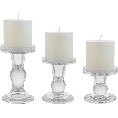 Porte-bougie en verre transparent grand chandelier élégant pour fête de mariage