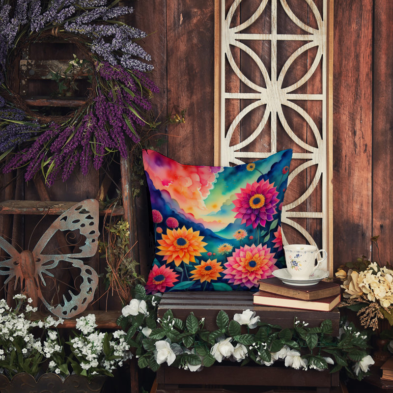  Housse et insert de coussin décoratif en polyester pour intérieur / extérieur par Caroline's Treasures, 14 po x 14 po