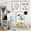 «Born to be Wild with Animals», ensemble de 3 giclées encadrées, design par Christine Simpson Art-114317612-114317613